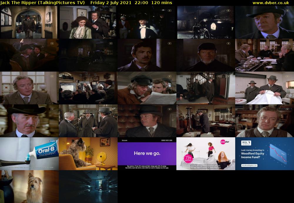 Jack The Ripper (TalkingPictures TV) Friday 2 July 2021 22:00 - 00:00