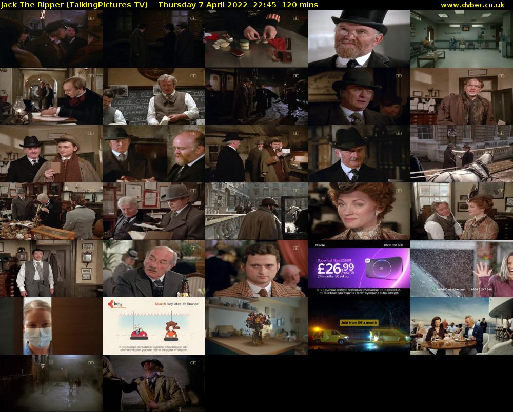 Jack The Ripper (TalkingPictures TV) Thursday 7 April 2022 22:45 - 00:45