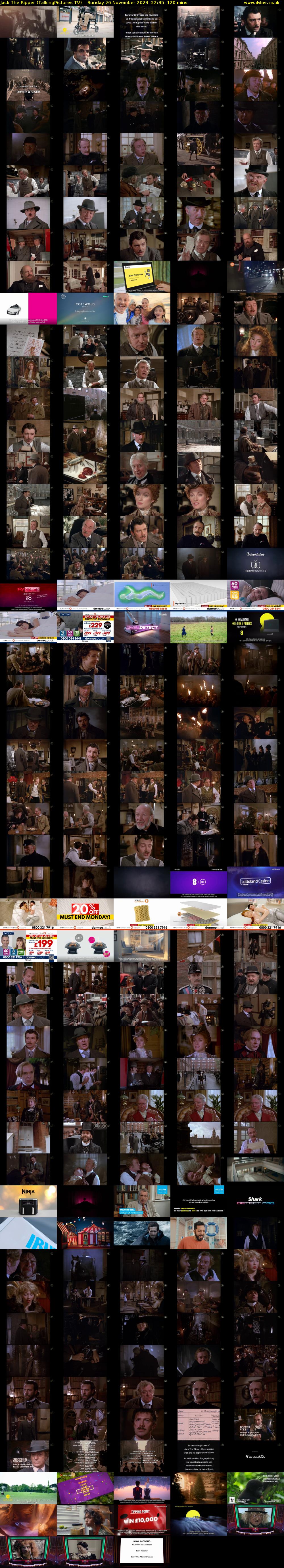 Jack The Ripper (TalkingPictures TV) Sunday 26 November 2023 22:35 - 00:35