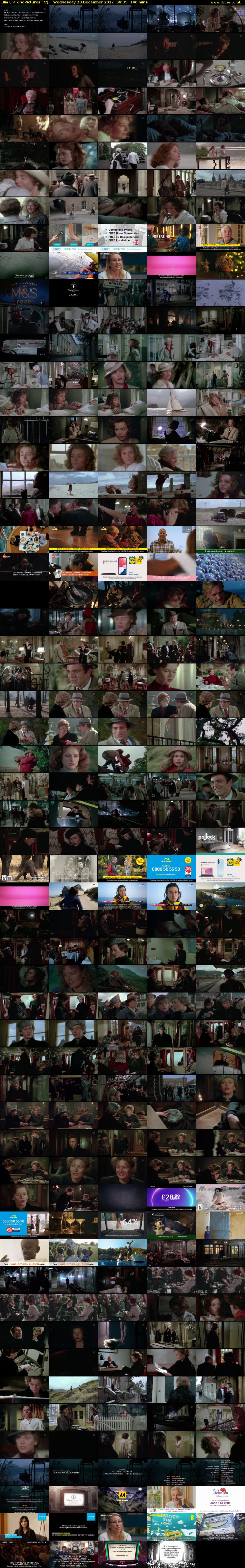 Julia (TalkingPictures TV) Wednesday 28 December 2022 09:35 - 11:55
