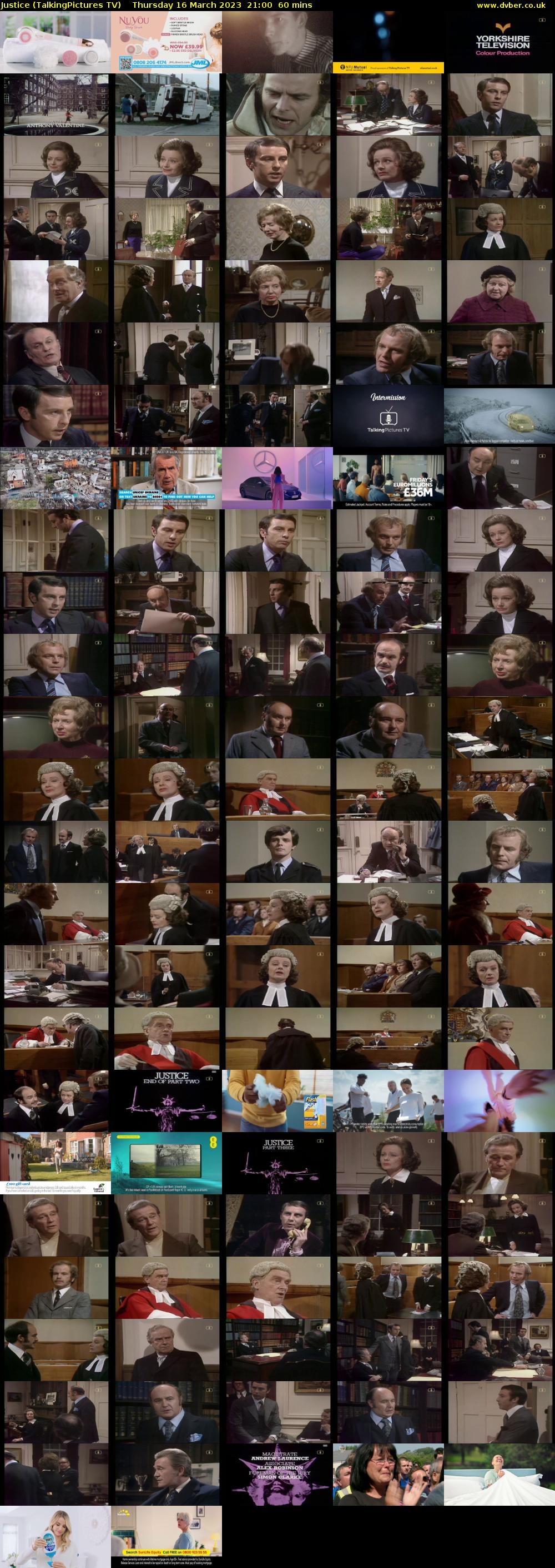 Justice (TalkingPictures TV) Thursday 16 March 2023 21:00 - 22:00