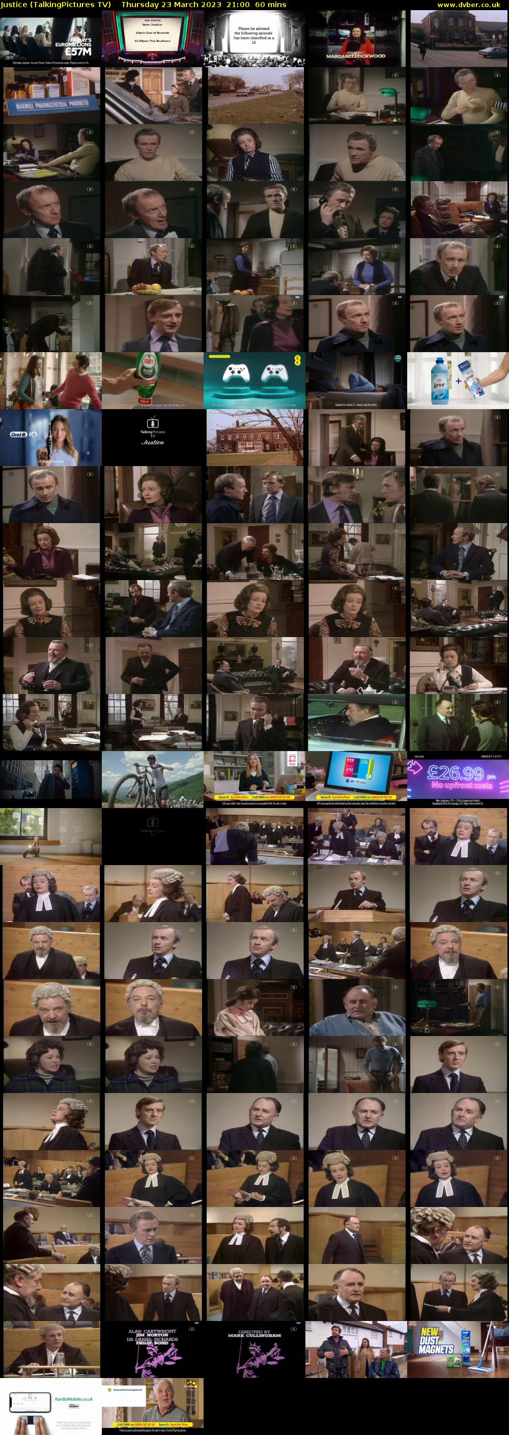 Justice (TalkingPictures TV) Thursday 23 March 2023 21:00 - 22:00