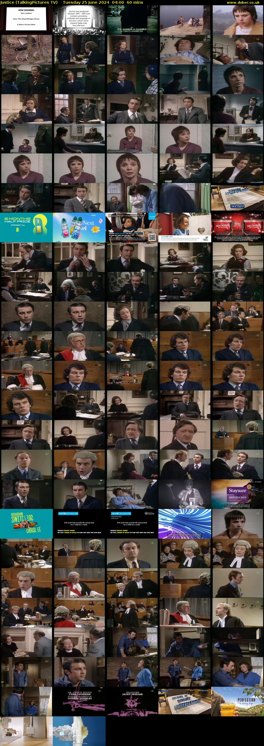 Justice (TalkingPictures TV) Tuesday 25 June 2024 04:00 - 05:00
