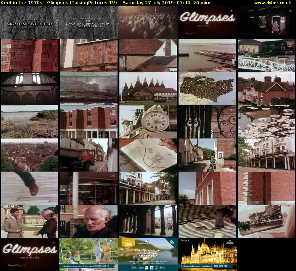 Kent in the 1970s - Glimpses (TalkingPictures TV) Saturday 27 July 2019 07:40 - 08:00
