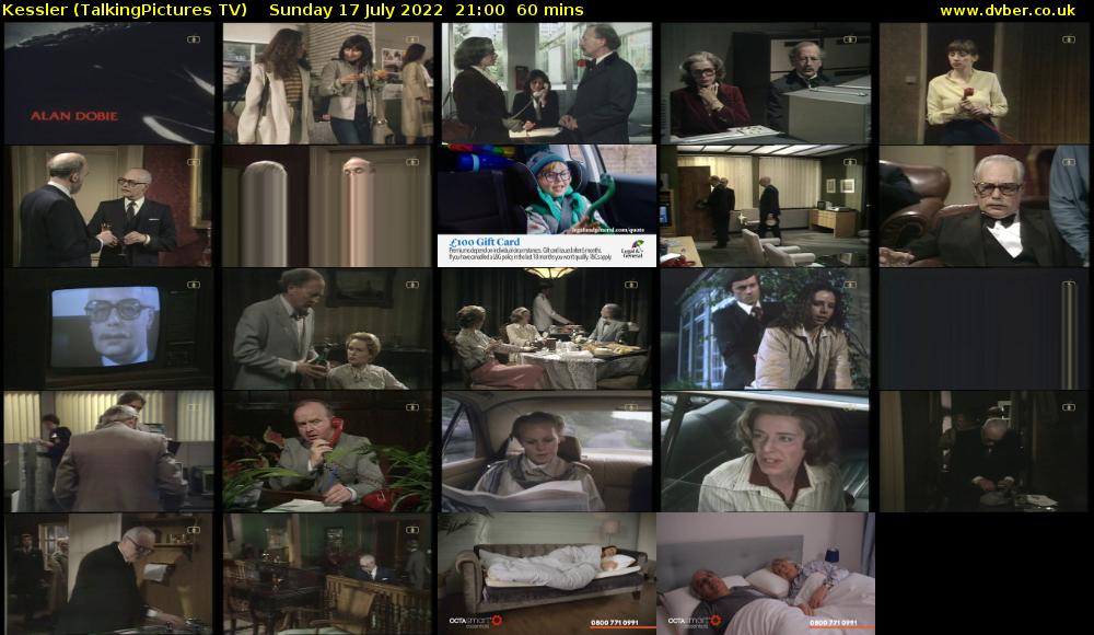 Kessler (TalkingPictures TV) Sunday 17 July 2022 21:00 - 22:00