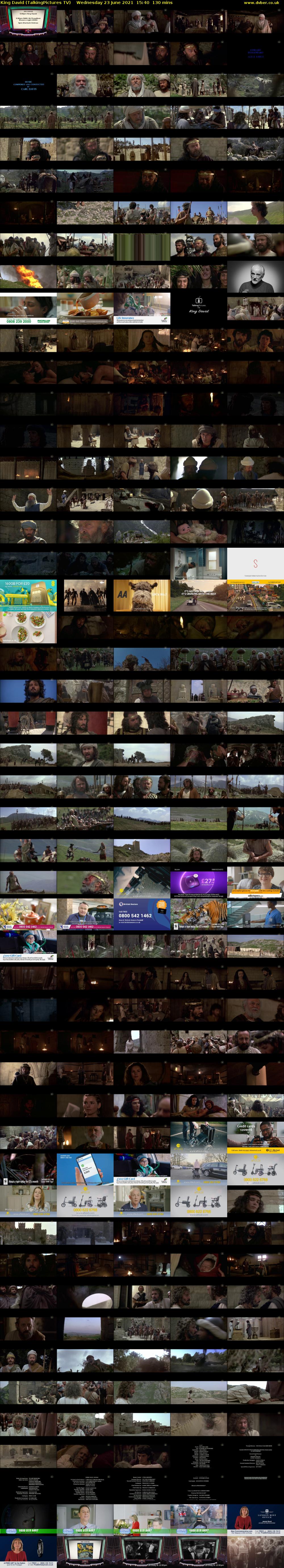King David (TalkingPictures TV) Wednesday 23 June 2021 15:40 - 17:50