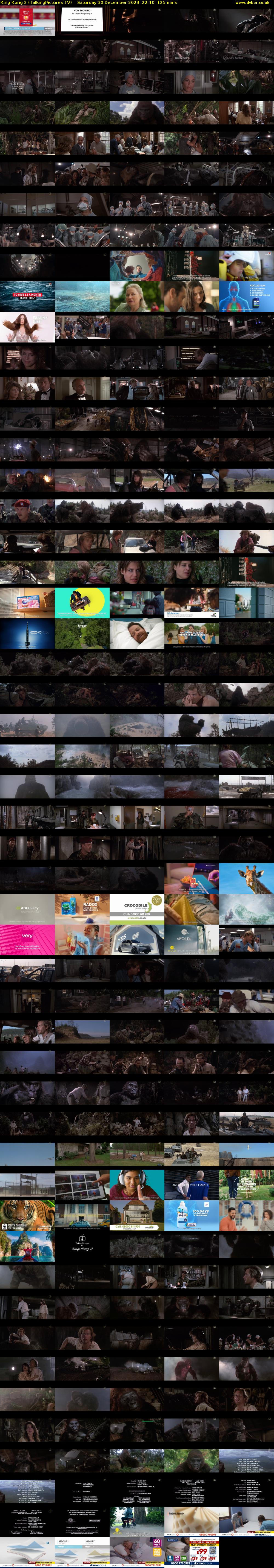 King Kong 2 (TalkingPictures TV) Saturday 30 December 2023 22:10 - 00:15