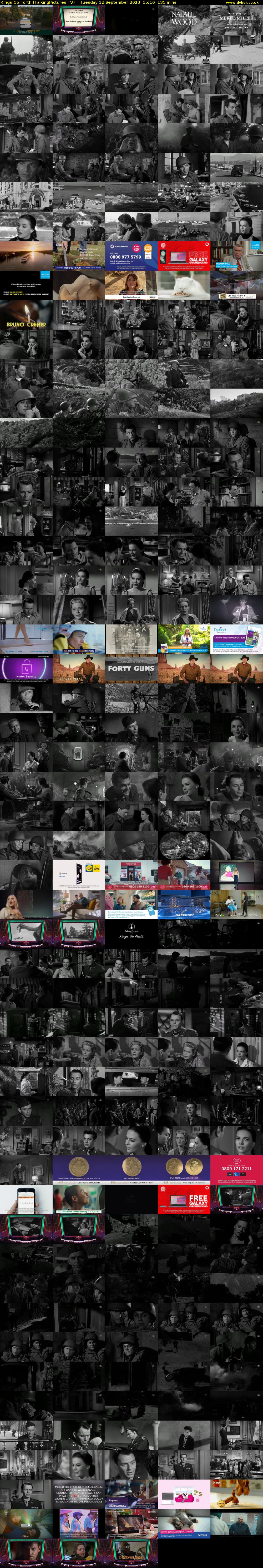 Kings Go Forth (TalkingPictures TV) Tuesday 12 September 2023 15:10 - 17:25