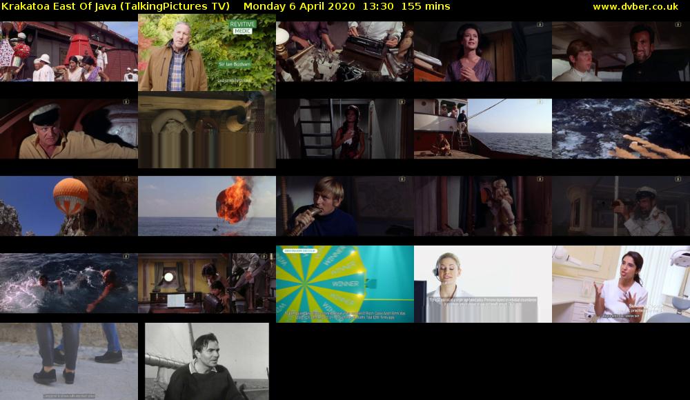 Krakatoa East Of Java (TalkingPictures TV) Monday 6 April 2020 13:30 - 16:05