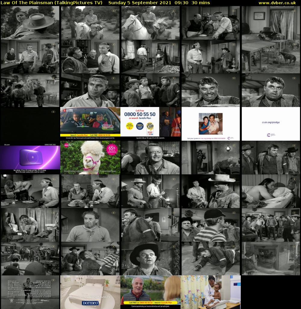 Law Of The Plainsman (TalkingPictures TV) Sunday 5 September 2021 09:30 - 10:00