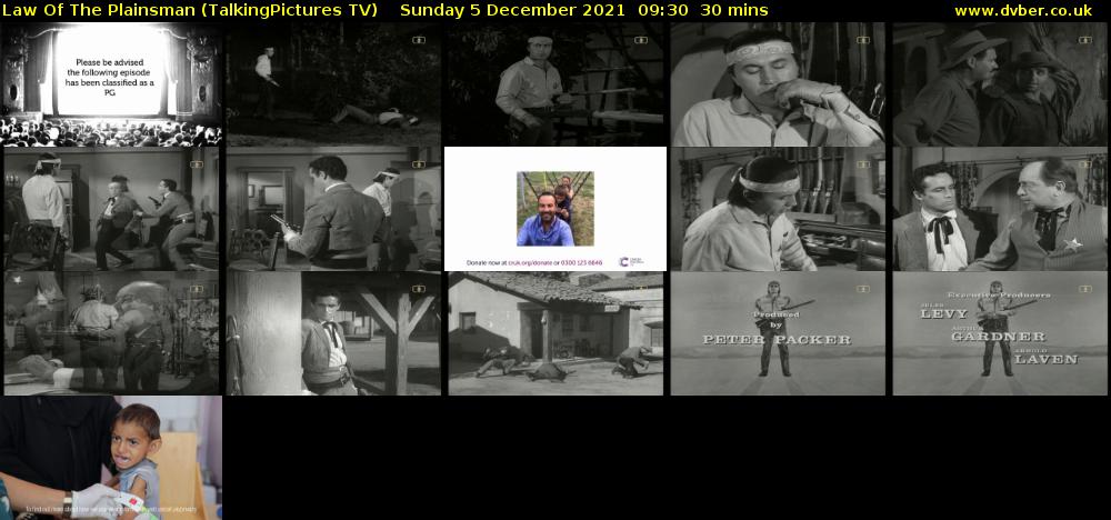 Law Of The Plainsman (TalkingPictures TV) Sunday 5 December 2021 09:30 - 10:00