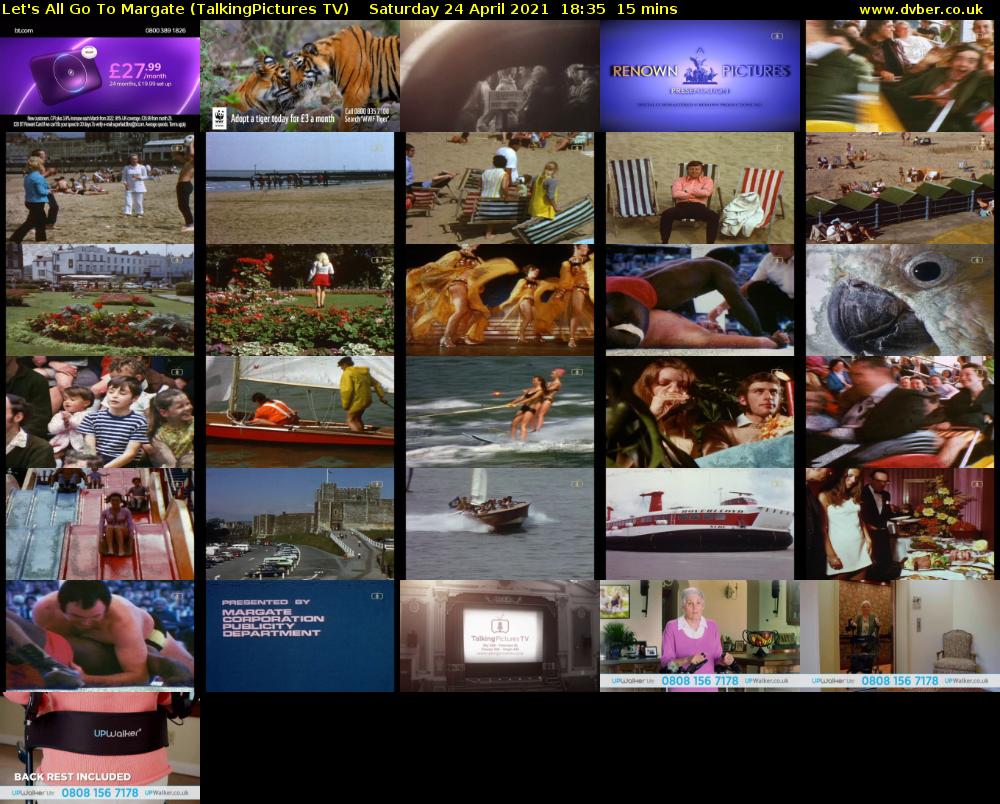 Let's All Go To Margate (TalkingPictures TV) Saturday 24 April 2021 18:35 - 18:50