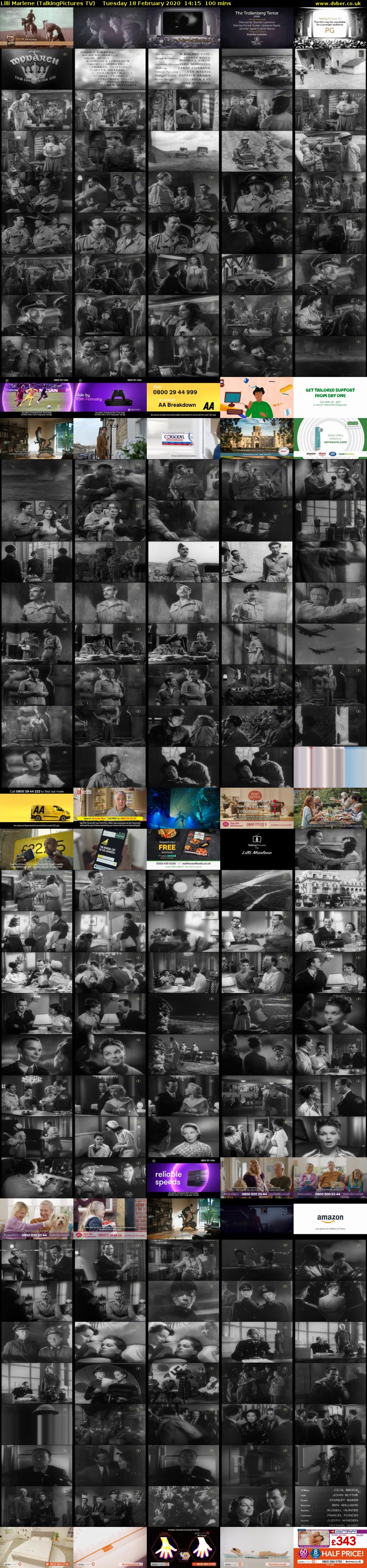 Lilli Marlene (TalkingPictures TV) Tuesday 18 February 2020 14:15 - 15:55