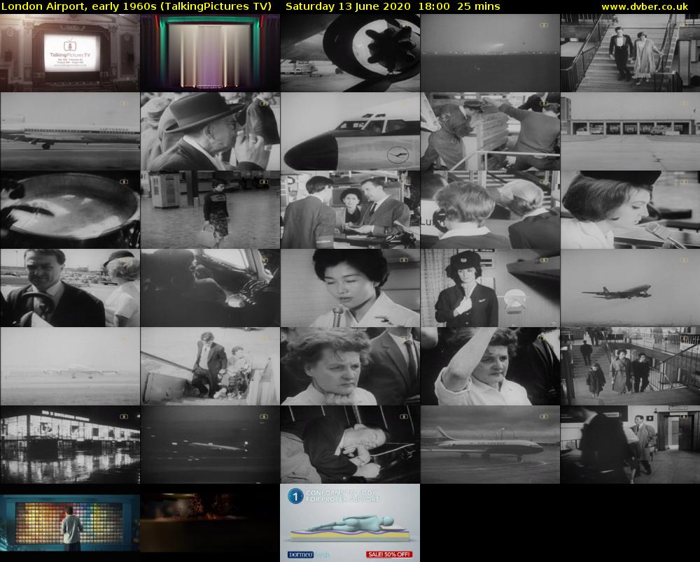 London Airport, early 1960s (TalkingPictures TV) Saturday 13 June 2020 18:00 - 18:25