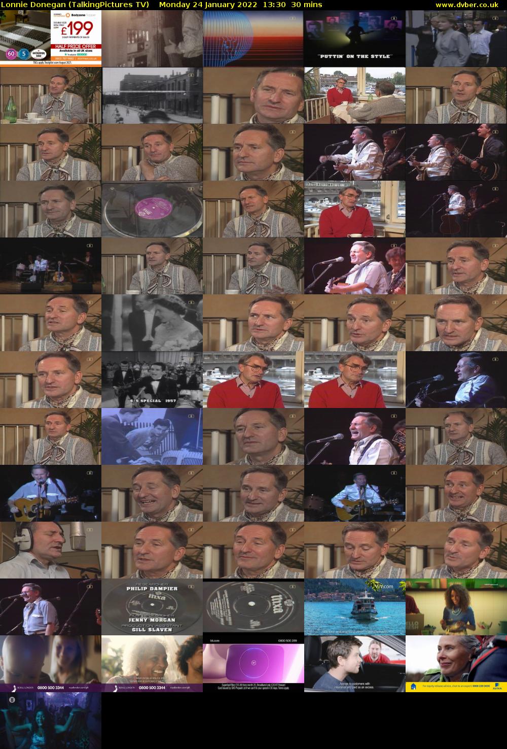 Lonnie Donegan (TalkingPictures TV) Monday 24 January 2022 13:30 - 14:00