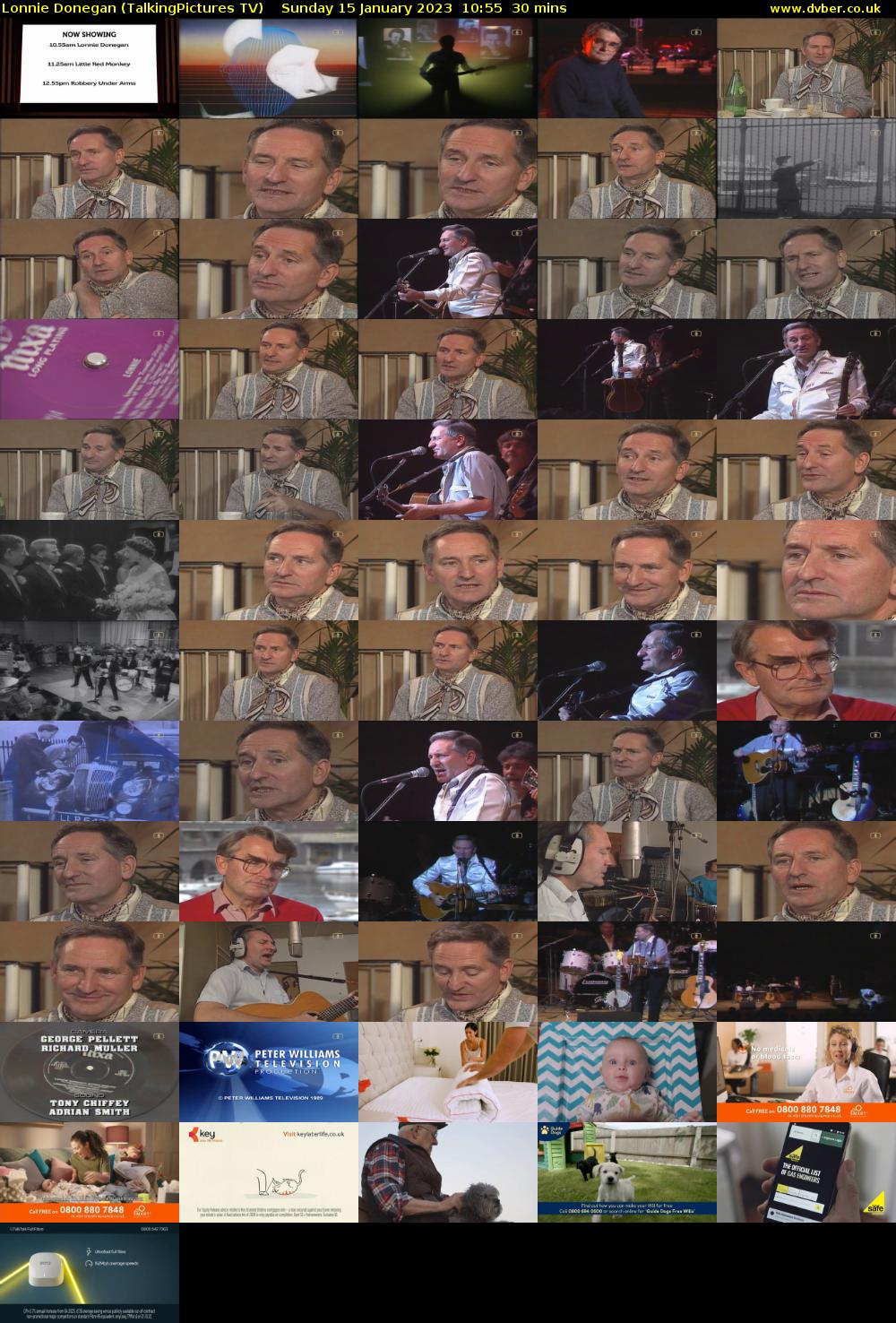 Lonnie Donegan (TalkingPictures TV) Sunday 15 January 2023 10:55 - 11:25
