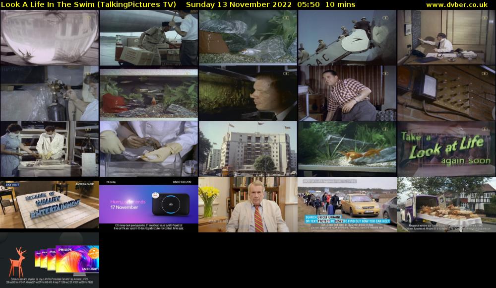 Look A Life In The Swim (TalkingPictures TV) Sunday 13 November 2022 05:50 - 06:00