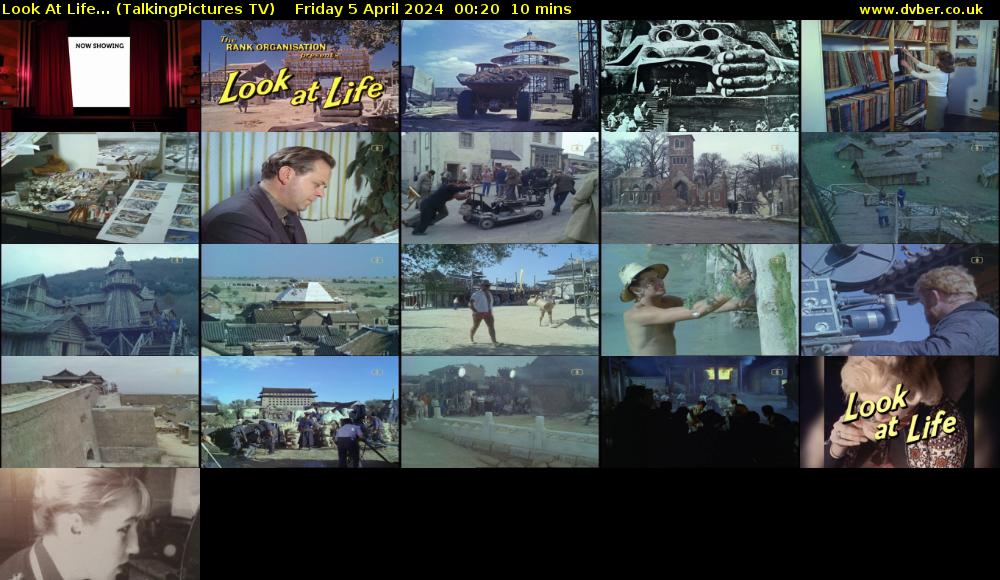 Look At Life... (TalkingPictures TV) Friday 5 April 2024 00:20 - 00:30