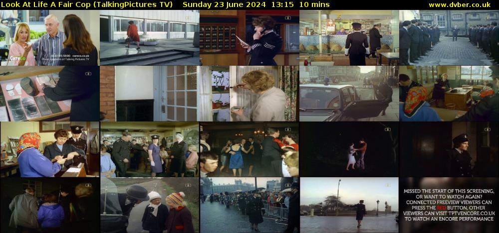 Look At Life A Fair Cop (TalkingPictures TV) Sunday 23 June 2024 13:15 - 13:25