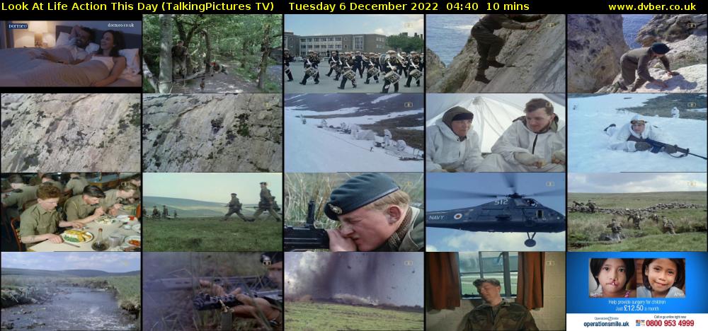 Look At Life Action This Day (TalkingPictures TV) Tuesday 6 December 2022 04:40 - 04:50