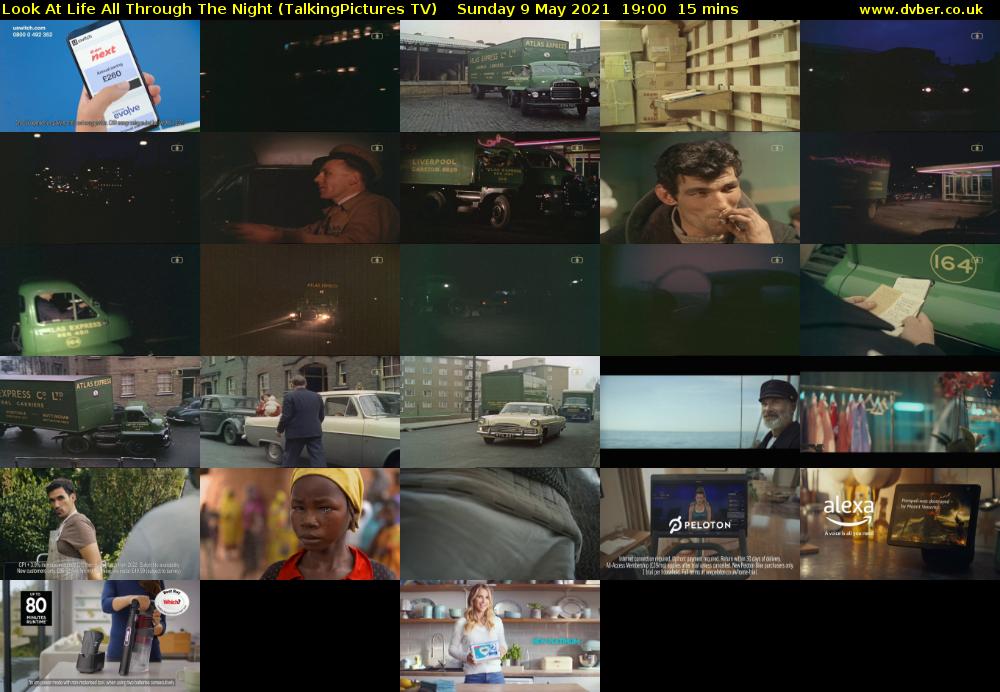 Look At Life All Through The Night (TalkingPictures TV) Sunday 9 May 2021 19:00 - 19:15