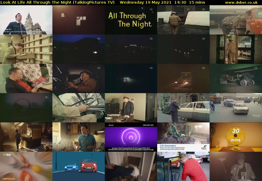 Look At Life All Through The Night (TalkingPictures TV) Wednesday 19 May 2021 14:30 - 14:45