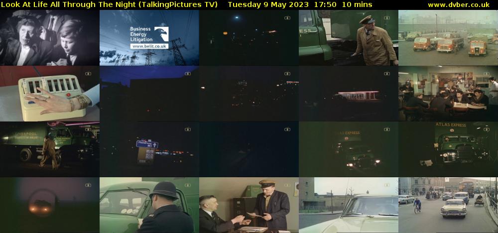 Look At Life All Through The Night (TalkingPictures TV) Tuesday 9 May 2023 17:50 - 18:00