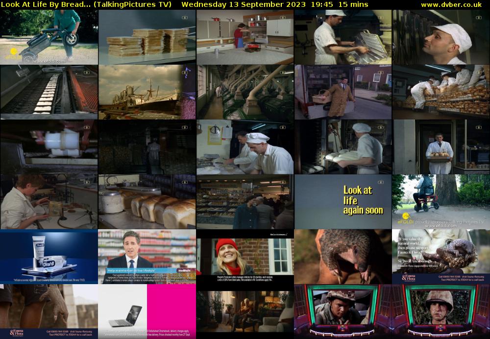 Look At Life By Bread... (TalkingPictures TV) Wednesday 13 September 2023 19:45 - 20:00