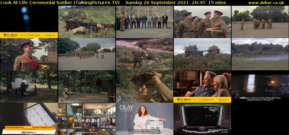 Look At Life Ceremonial Soldier (TalkingPictures TV) Sunday 26 September 2021 20:45 - 21:00