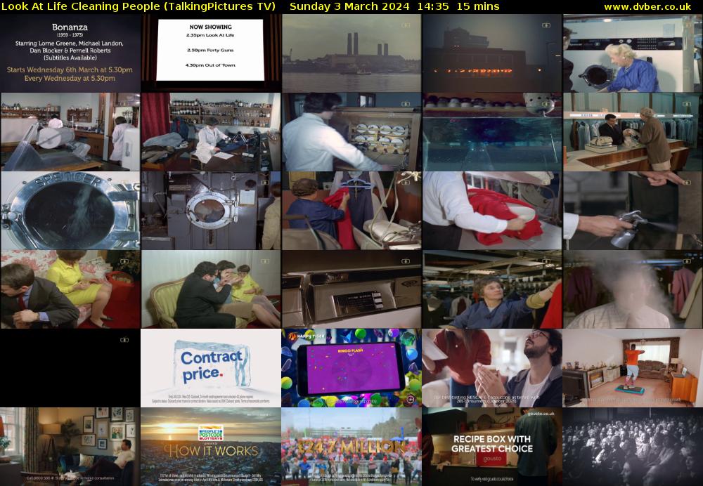 Look At Life Cleaning People (TalkingPictures TV) Sunday 3 March 2024 14:35 - 14:50