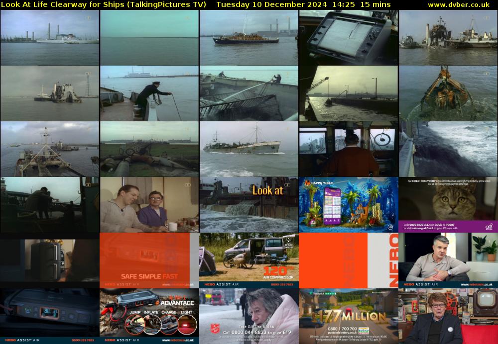 Look At Life Clearway for Ships (TalkingPictures TV) Tuesday 10 December 2024 14:25 - 14:40