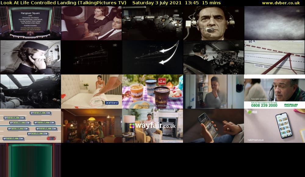 Look At Life Controlled Landing (TalkingPictures TV) Saturday 3 July 2021 13:45 - 14:00
