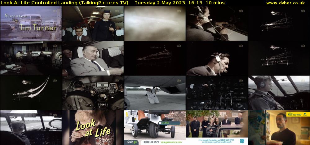 Look At Life Controlled Landing (TalkingPictures TV) Tuesday 2 May 2023 16:15 - 16:25