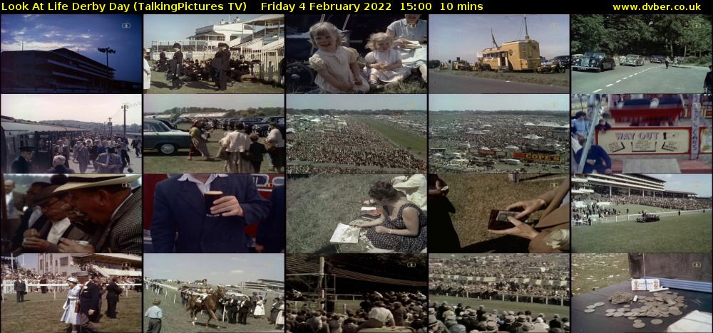 Look At Life Derby Day (TalkingPictures TV) Friday 4 February 2022 15:00 - 15:10