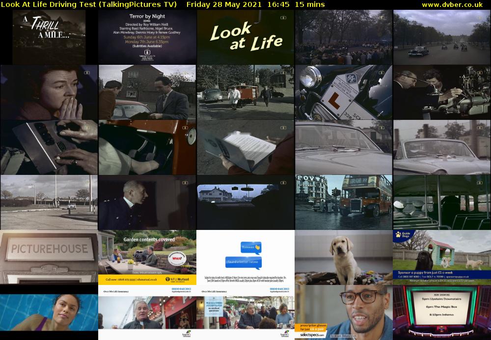Look At Life Driving Test (TalkingPictures TV) Friday 28 May 2021 16:45 - 17:00