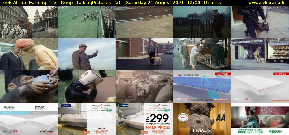 Look At Life Earning Their Keep (TalkingPictures TV) Saturday 21 August 2021 12:00 - 12:15