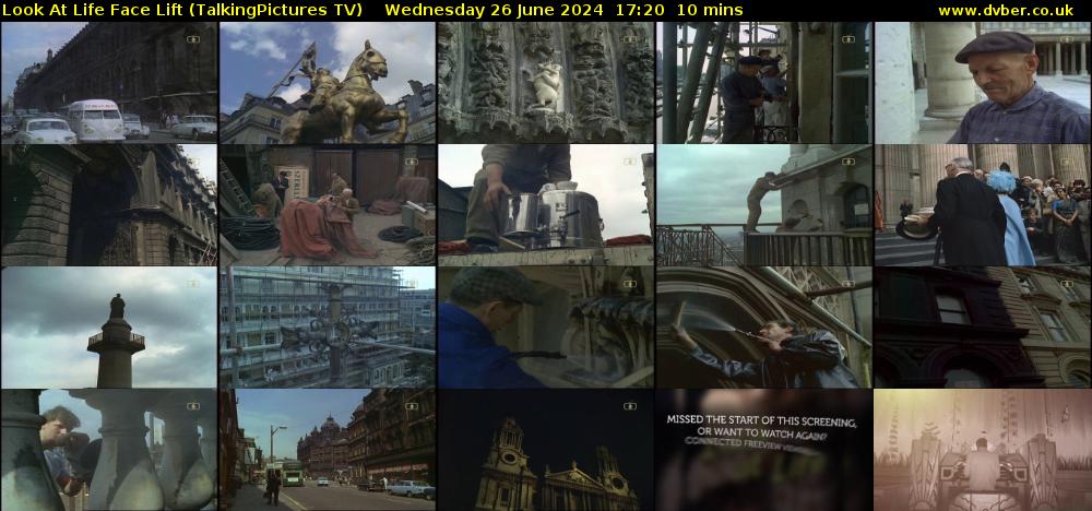 Look At Life Face Lift (TalkingPictures TV) Wednesday 26 June 2024 17:20 - 17:30