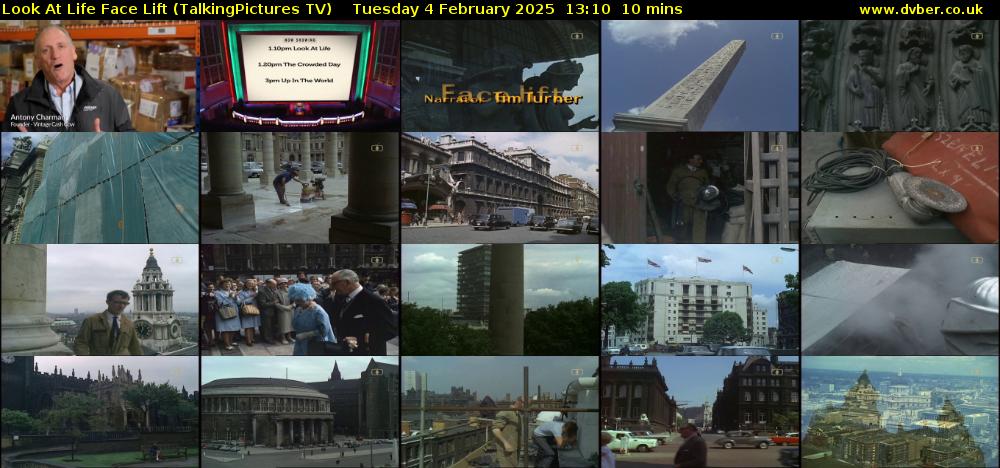 Look At Life Face Lift (TalkingPictures TV) Tuesday 4 February 2025 13:10 - 13:20
