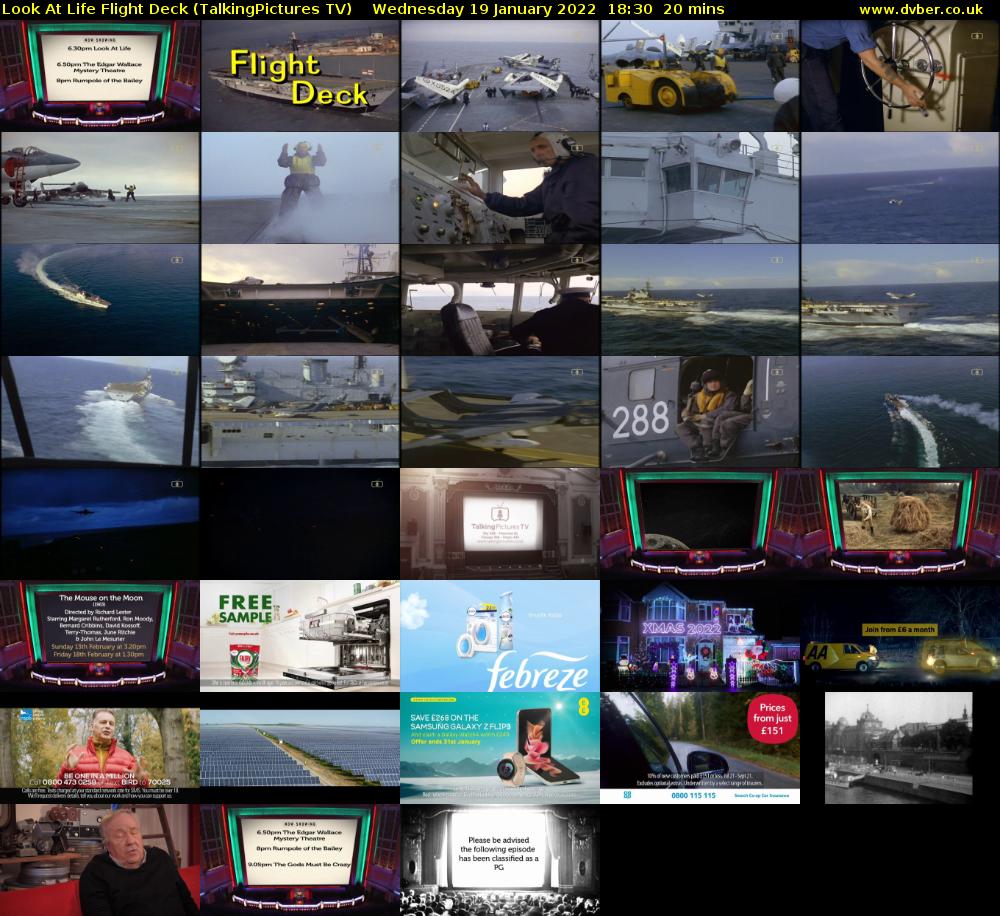 Look At Life Flight Deck (TalkingPictures TV) Wednesday 19 January 2022 18:30 - 18:50