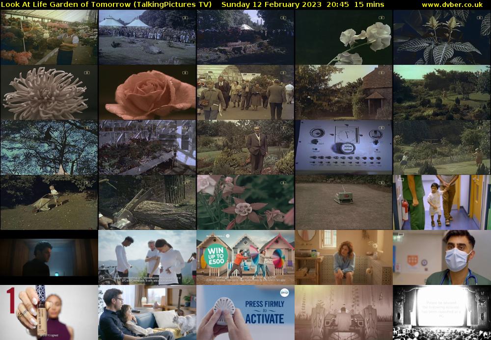 Look At Life Garden of Tomorrow (TalkingPictures TV) Sunday 12 February 2023 20:45 - 21:00