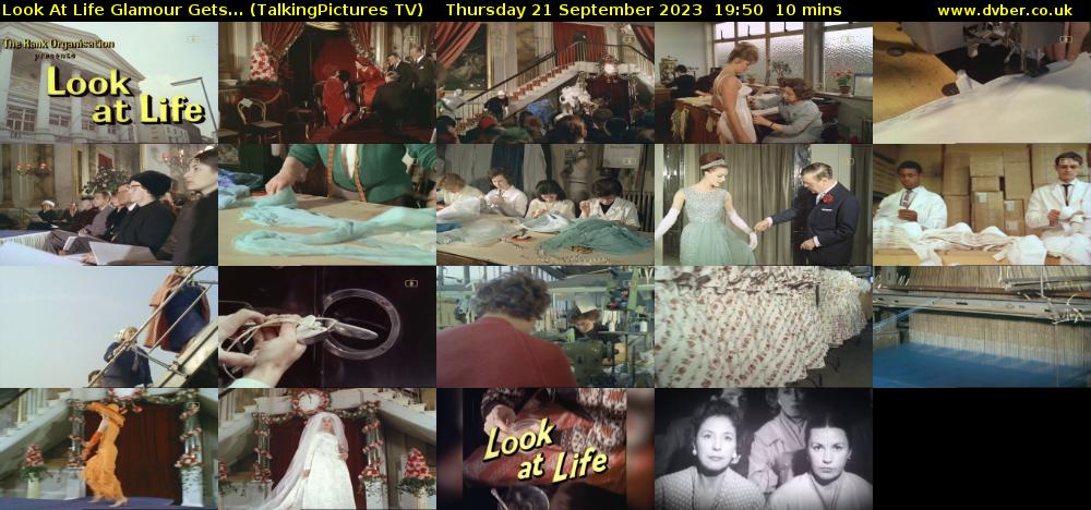 Look At Life Glamour Gets... (TalkingPictures TV) Thursday 21 September 2023 19:50 - 20:00