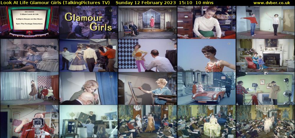 Look At Life Glamour Girls (TalkingPictures TV) Sunday 12 February 2023 15:10 - 15:20