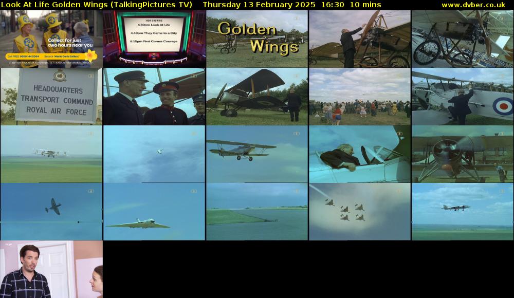 Look At Life Golden Wings (TalkingPictures TV) Thursday 13 February 2025 16:30 - 16:40