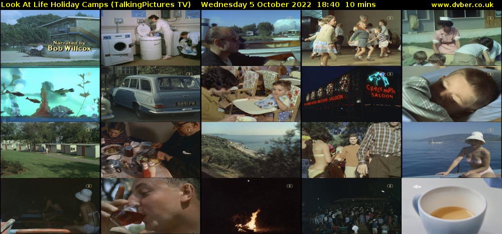 Look At Life Holiday Camps (TalkingPictures TV) Wednesday 5 October 2022 18:40 - 18:50