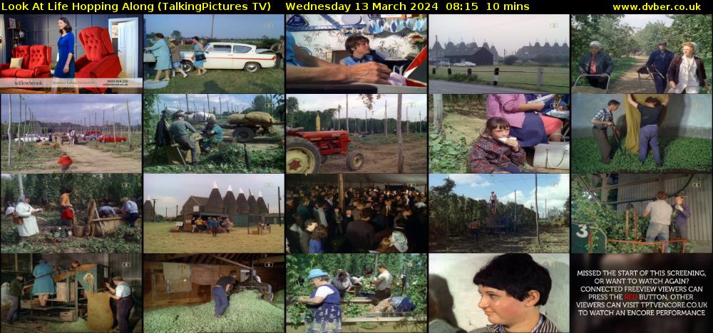 Look At Life Hopping Along (TalkingPictures TV) Wednesday 13 March 2024 08:15 - 08:25
