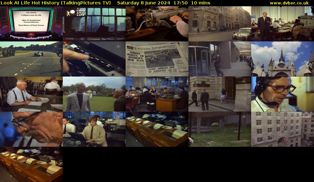 Look At Life Hot History (TalkingPictures TV) Saturday 8 June 2024 17:50 - 18:00