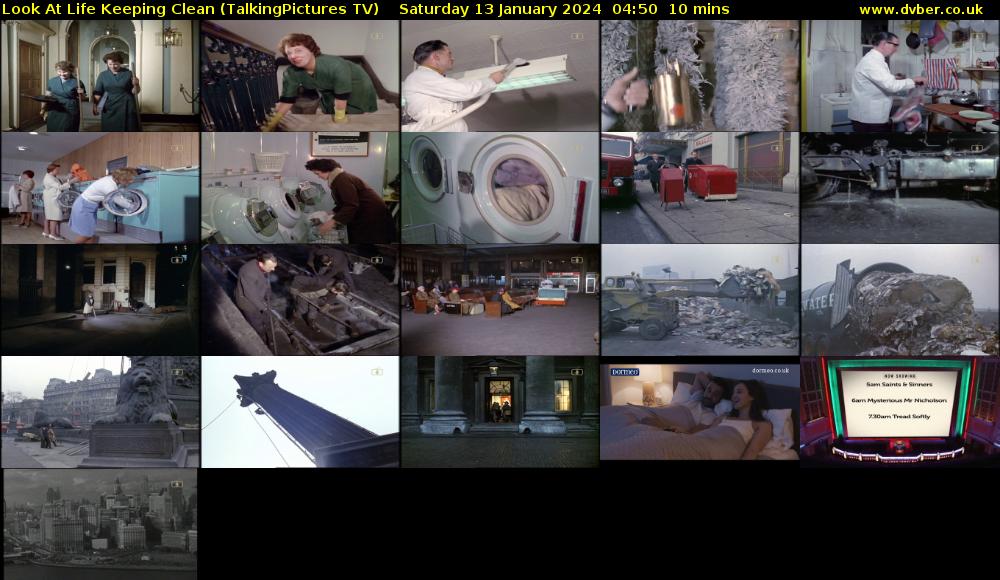 Look At Life Keeping Clean (TalkingPictures TV) Saturday 13 January 2024 04:50 - 05:00