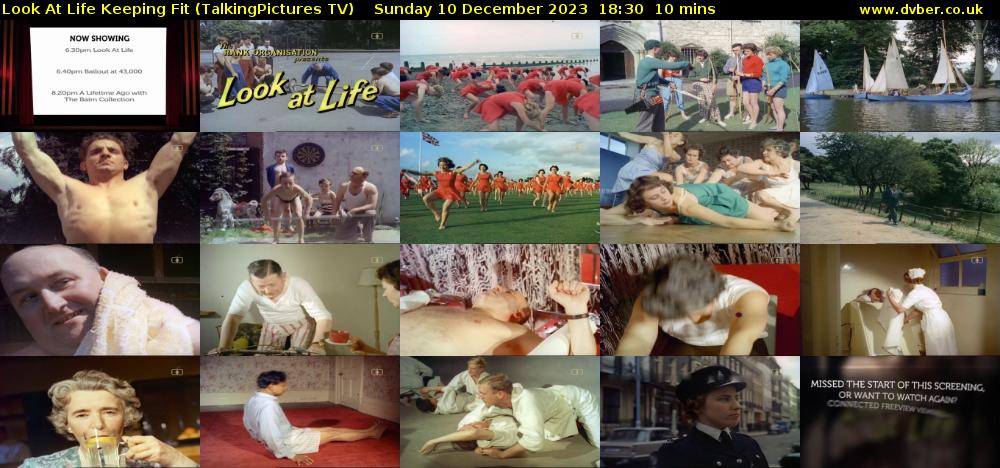 Look At Life Keeping Fit (TalkingPictures TV) Sunday 10 December 2023 18:30 - 18:40