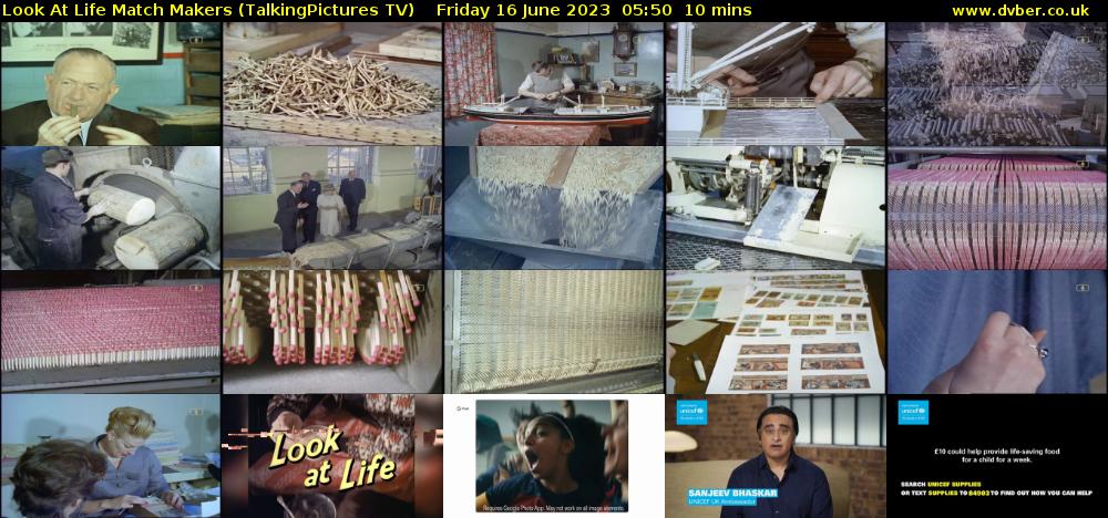Look At Life Match Makers (TalkingPictures TV) Friday 16 June 2023 05:50 - 06:00