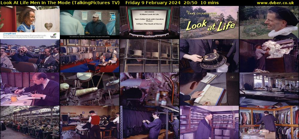 Look At Life Men In The Mode (TalkingPictures TV) Friday 9 February 2024 20:50 - 21:00
